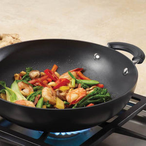 Circulon Origins 24cm Non-Stick + Hard Anodized Kadai/Wok with Lid